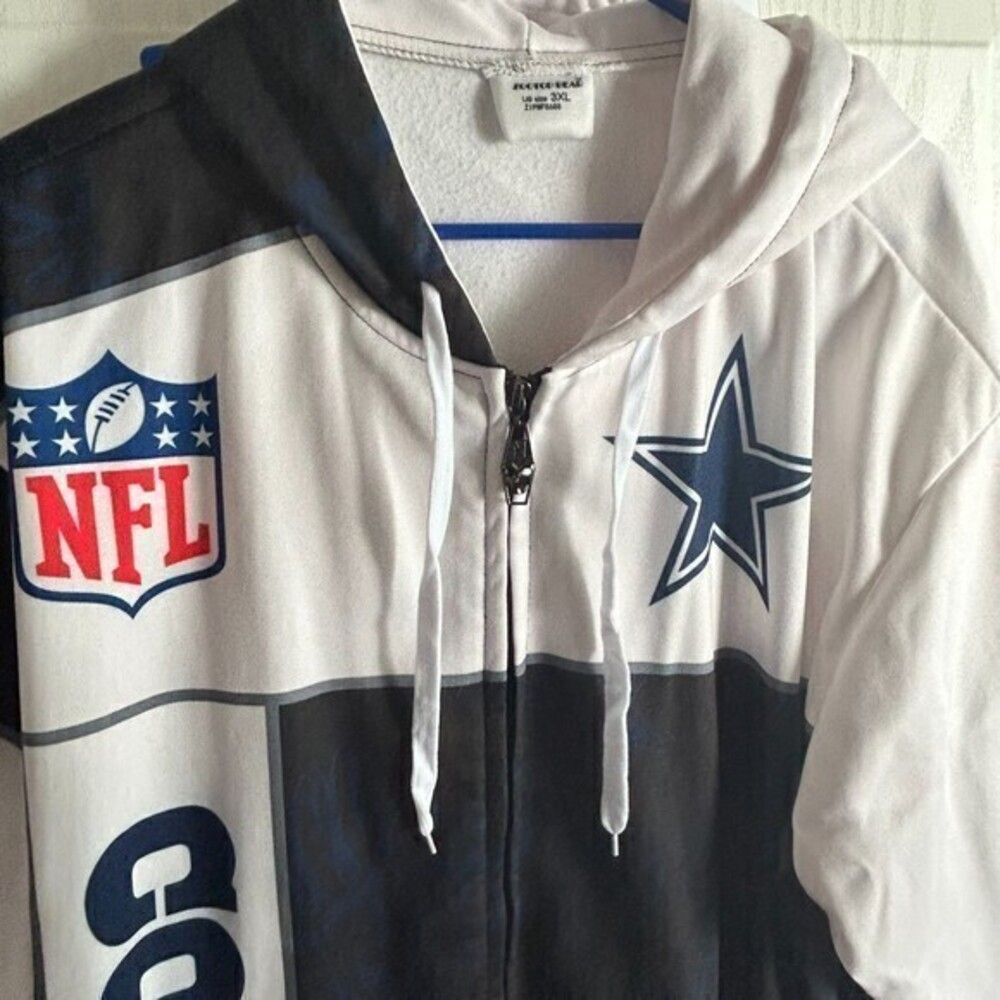 Dallas‎ cowboys jacket full zip size 3xl